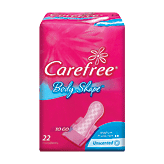 Carefree&nbsp;Body Shape&nbsp;medium protection pantiliners, unscented Full-Size Picture